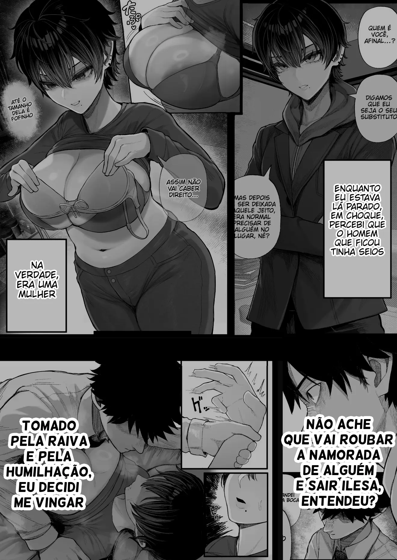 Minha Namorada foi Roubada Por Uma Mulher de Visual Masculino e Atitude Fria Então eu Dei Uma Lição Nela 2 - Foto 9