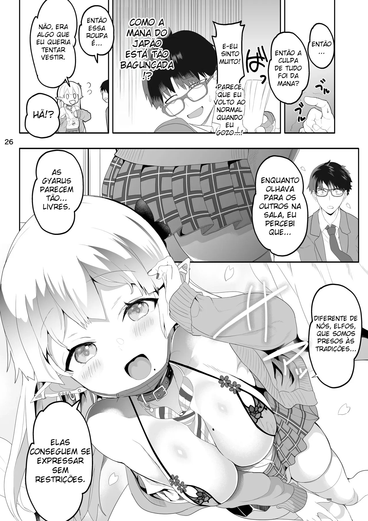 Como Orientar Uma Elfa Intercambista Que Se Tornou Uma Gyaru - Foto 26
