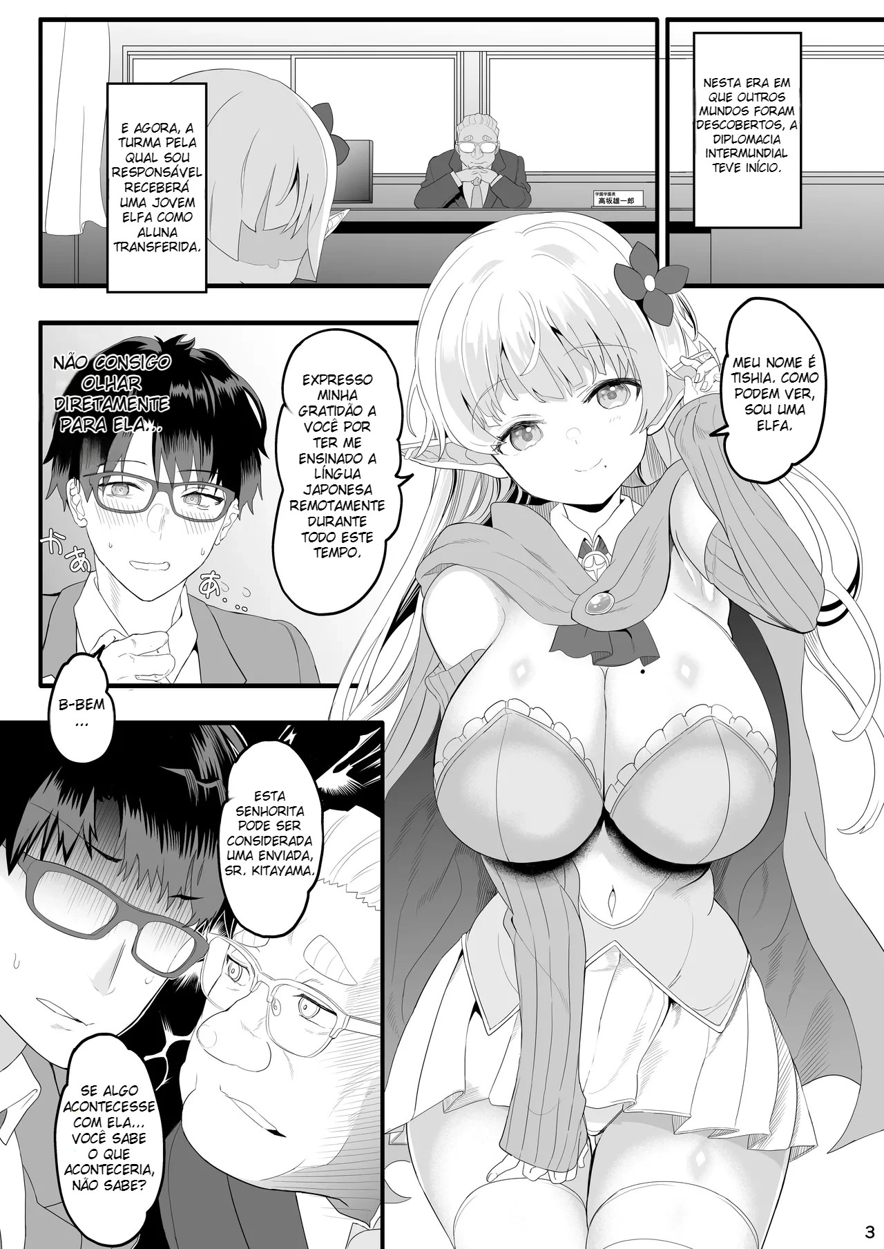 Como Orientar Uma Elfa Intercambista Que Se Tornou Uma Gyaru - Foto 3