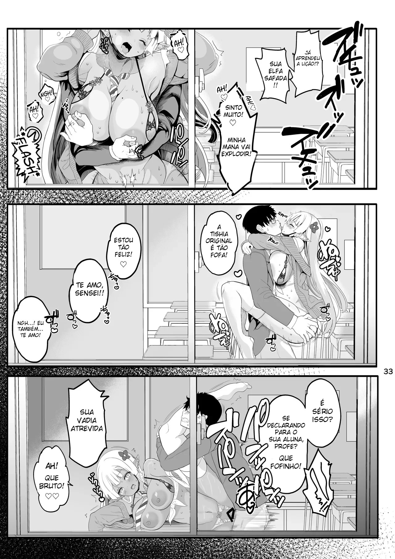 Como Orientar Uma Elfa Intercambista Que Se Tornou Uma Gyaru - Foto 33