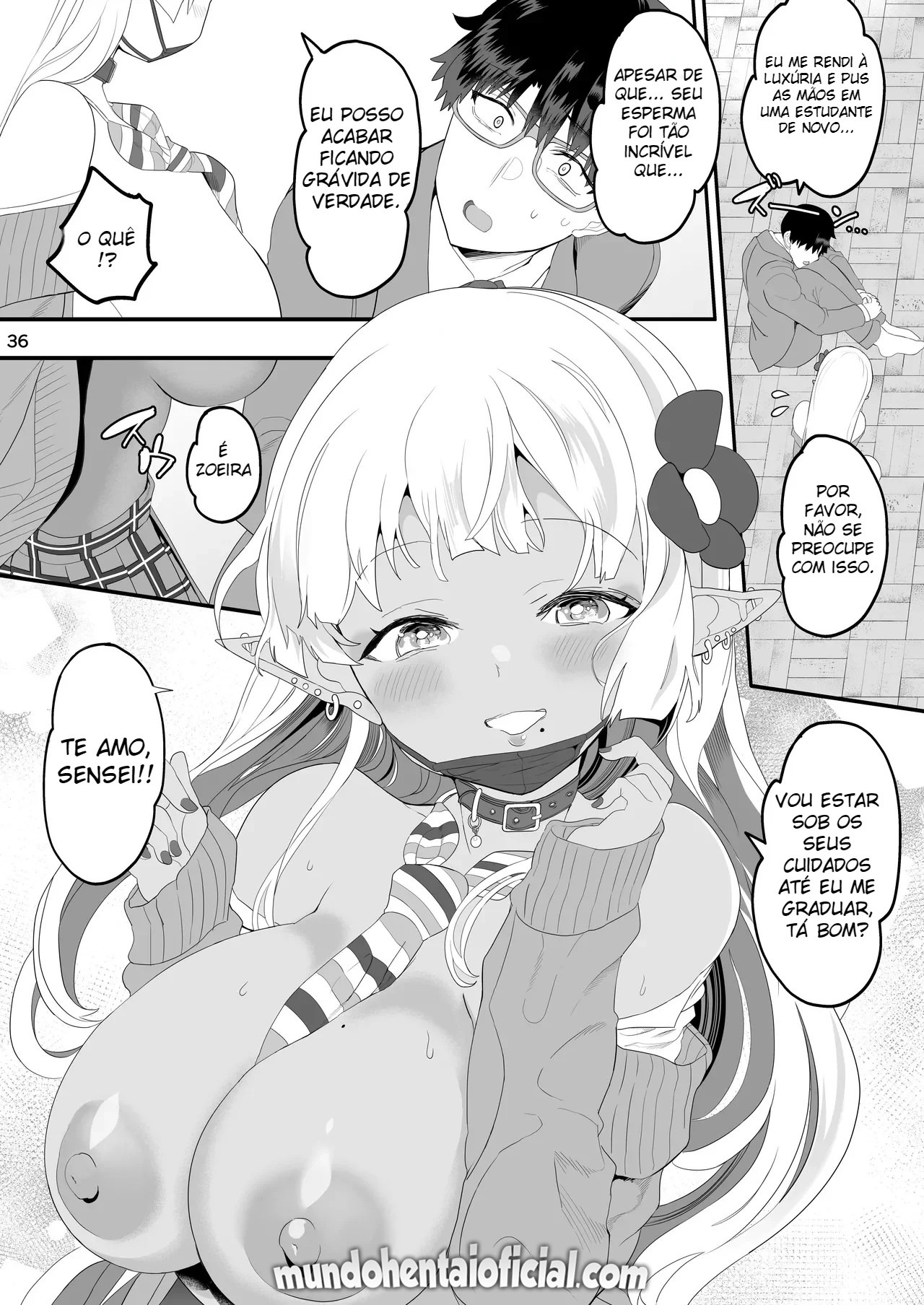 Como Orientar Uma Elfa Intercambista Que Se Tornou Uma Gyaru - Foto 36