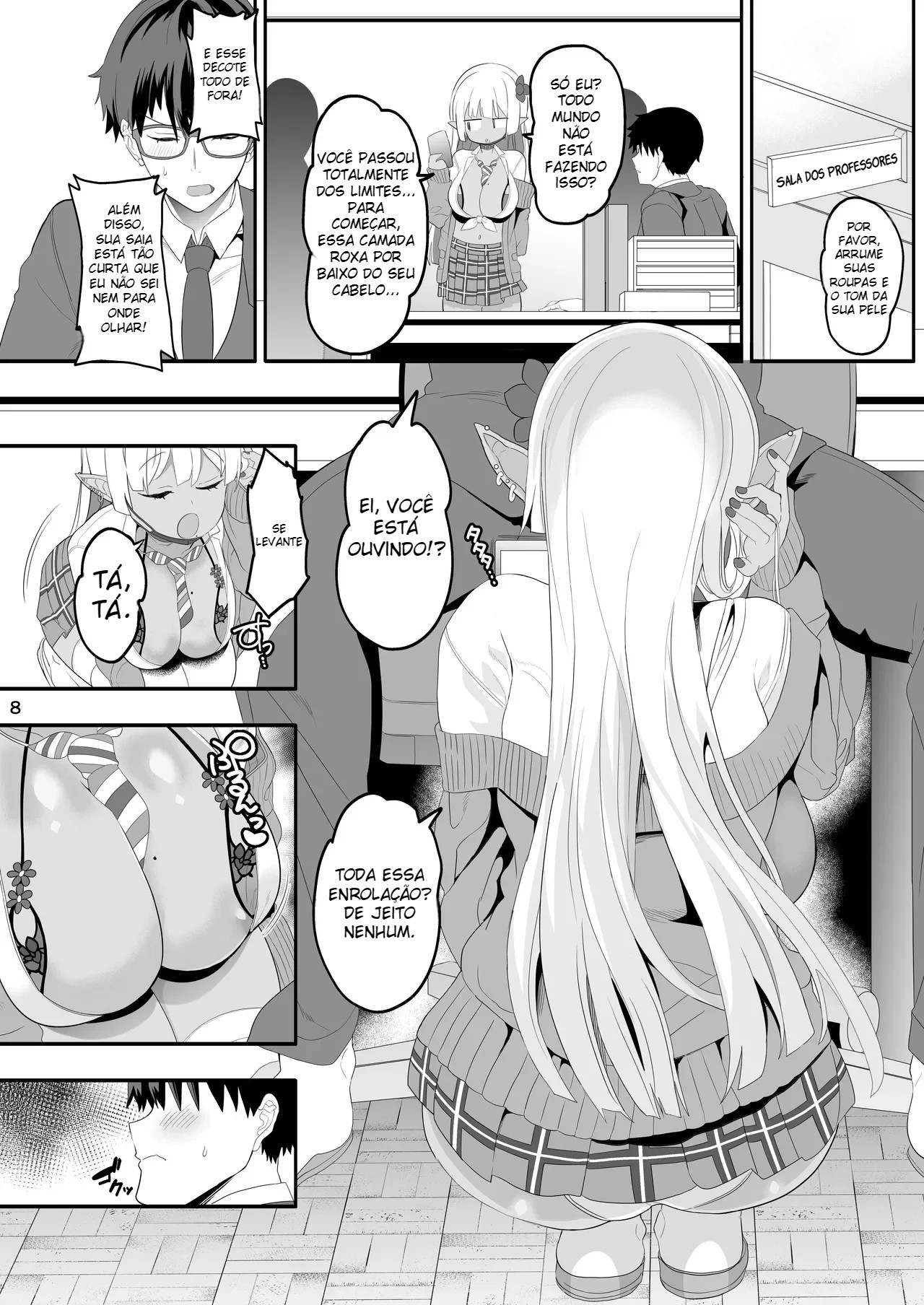 Como Orientar Uma Elfa Intercambista Que Se Tornou Uma Gyaru - Foto 8