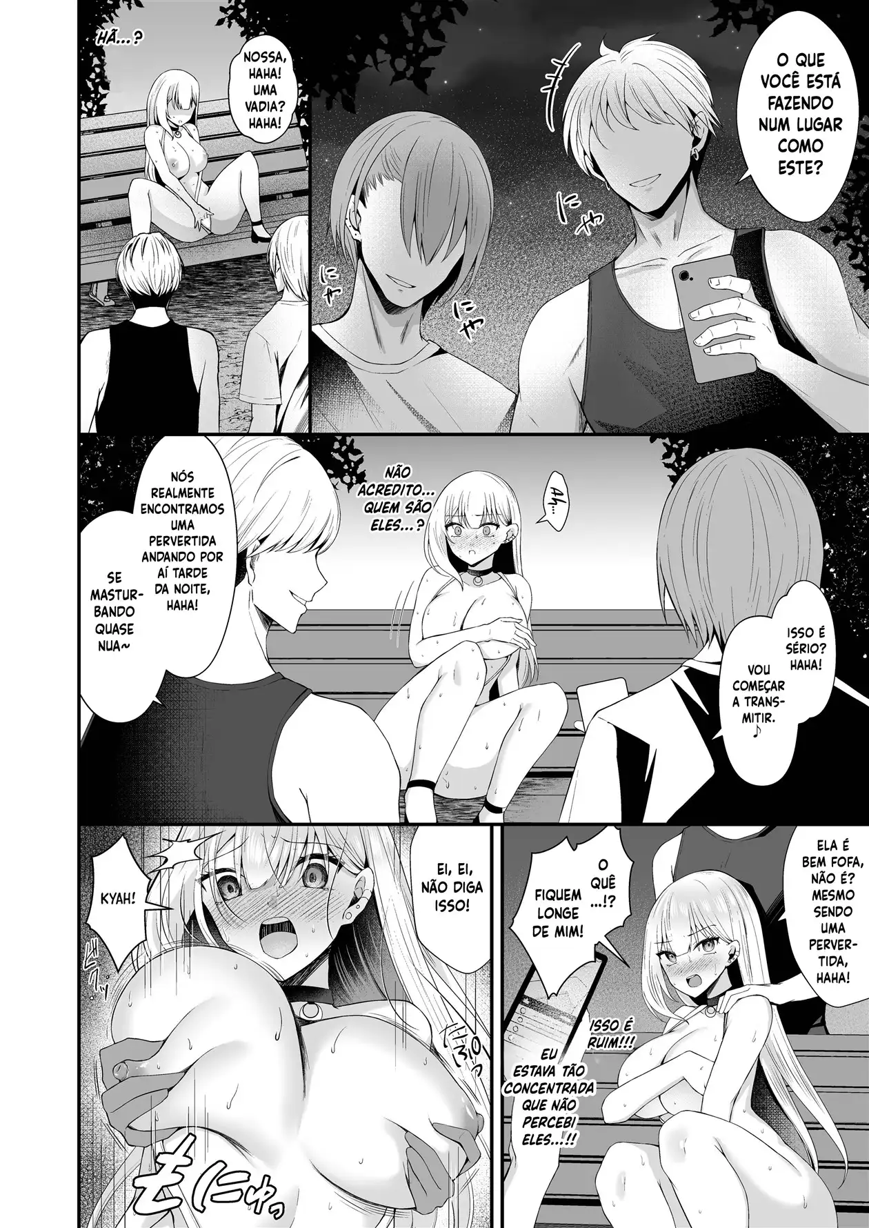 Quando Uma Gyaru Loira Sai Praticamente Nua - Foto 17